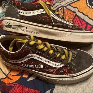 Women’s Stranger things X Vans collab sneakers